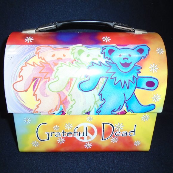 Grateful Dead Dome Lunch box Tin Vandor 2001 Dancing Bears - Picture 3 of 7